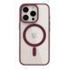 Чохол NEW TPU Color with Magsafe для iPhone 16 Pro Wine Red 214-02571 фото 1