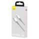 Кабель Baseus High Density Braided Fast Charging Data Cable Type-C to iP PD 20W 2m White CATLGD-A02 фото 2