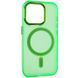 Чохол TPU+PC Lily with MagSafe для Apple iPhone 12 Pro Max (6.7") Neon Green 214-03636 фото 2