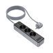 Мережевий подовжувач BOROFONE BAC8 Power 3-position socket(1C3A)(EU/GER)(L=2M) Black 656-03208 фото 6