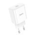 Мережевий зарядний пристрій HOCO C76A Pro Majestic single port PD30W charger White 6942007616300 фото 1