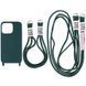 Чехол TPU two straps California для iPhone 13 Forest green 208-05655 фото 1