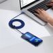 Кабель Baseus Crystal Shine Series Fast Charging Data Cable Type-C to Type-C 100W 1.2m Blue CAJY000603 фото 5