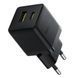Мережевий зарядний пристрій Baseus Palm Fast Charger C+U 20W EU Cluster Black P10111608113-00 фото 4