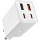 МЗП Baseus GaN6 Pro Fast Charger 65W (2 Type-C + 2 USB) White P10162701213-00 фото