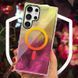 Чехол TPU Shiny Mountain (MagFit) для Samsung Galaxy S25 Ultra Yellow / Pink 555-02826 фото 5