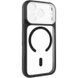 Чохол TPU+PC GETMAN Moon Clear with MagSafe для Apple iPhone 17 Pro (6.3") Black 656-08403 фото 1