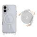 Чохол TPU+PC LanyardCase with MagSafe для iPhone 16 White 214-03193 фото 1