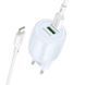 МЗП Borofone BA94A Lustrous PD30W+QC3.0 (1USB-A/1C) + кабель Type-C to Type-C Blue ILSO-00000076757-1 фото 1
