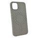 Чехол Bottega Veneta Premium with MagSafe для iPhone 12/12 Pro Серый 214-01786 фото 1