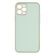 Чехол Leather Gold with Frame для iPhone 12 Pro Mint 207-00364 фото