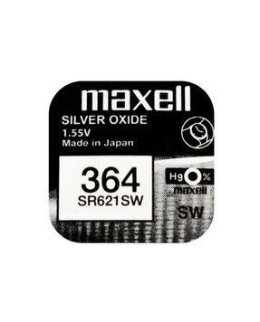 Батарейка MAXELL SR621SW 1PC EU MF (364) A 1шт (M-18292700) 4902580132224 фото