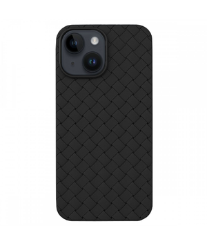 Плетеный чехол Bottega Veneta для iPhone 13 Черный 208-01707 фото