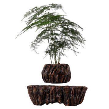 Магнитный левитирующий горшок для растений HCNT Magnetic Levitating Pot M5B-PW Brown 656-03260 фото