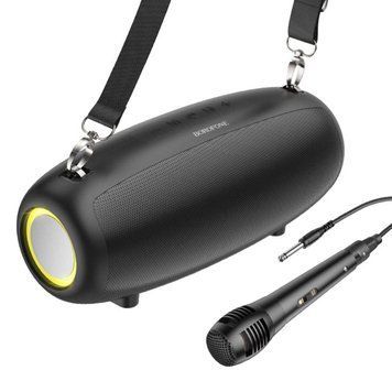 Портативна колонка BOROFONE BP13 Dazzling sports BT speaker with mic Black 656-00662 фото