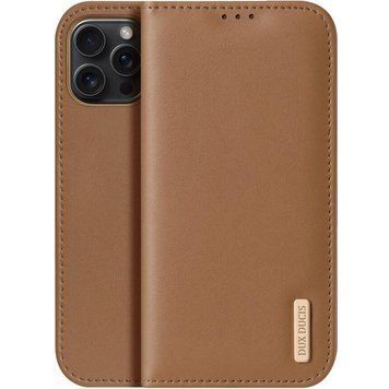 Чехол-книжка Dux Ducis Hivo для Apple iPhone 17 Pro (6.3") Brown 777-08190 фото