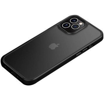 TPU+PC чехол Metal Buttons для Apple iPhone 11 Pro Max (6.5") Черный 777-08335 фото