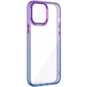 Чехол TPU+PC Fresh sip series для Xiaomi Redmi 9C Синий / Фиолетовый 777-06659 фото