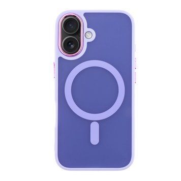 Чехол Space Magnetic Color з Magsafe для iPhone 16 Plus Сиреневый 214-01425 фото