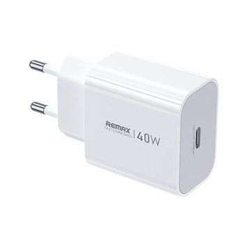 Сетевое зарядное устройство REMAX Huiying GaN Fast Charging Charger CA10(C40W) EU-white 6954851252122 фото