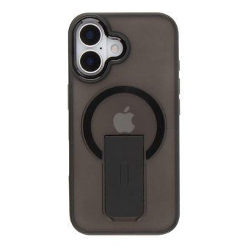 Чохол TPU+PC FlexGuard Magnetic Ring Stand для iPhone 16 Black 757-00373 фото