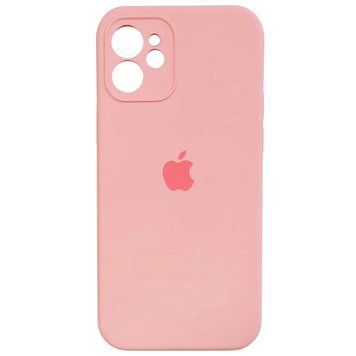 Силиконовый чехол с закрытой камерой для iPhone 12 Pink 208-00789 фото