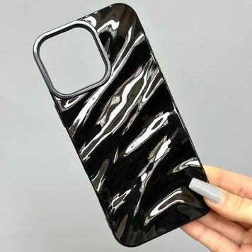 Чохол 3D Wavy Pattern Case для iPhone 11 Black 208-04909 фото