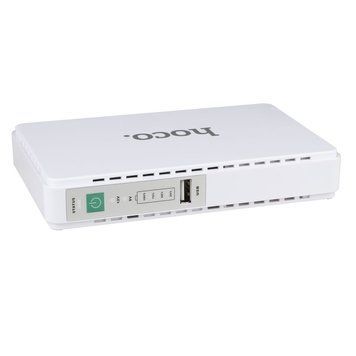 Портативный источник бесперебойного питания Hoco DB25 UPS 8800mAh White для WiFi-роутера! 777-02151 фото