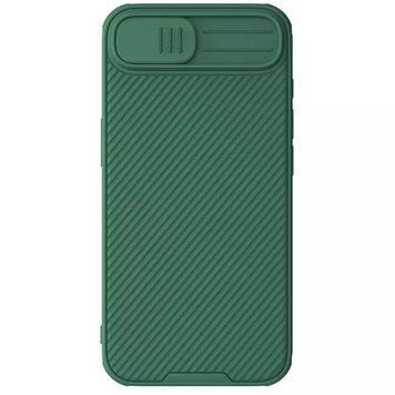 Карбонова накладка Nillkin CamShield Pro для Apple iPhone 16e\17e (6.1") Deep Green 777-08140 фото