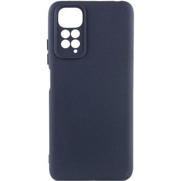 Чохол TPU GETMAN Liquid Silk Full Camera для Xiaomi Redmi Note 11 (Global) / Note 11S Синій / Midnight Blue ILSO-00000074069-11 фото