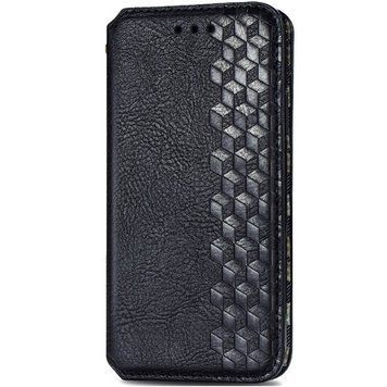Кожаный чехол-книжка GETMAN Cubic для Samsung Galaxy A31 Черный 555-01982 фото