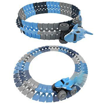 Интерактивный трек с инерционной машинкой SHT 5510-4 Shark Trak (46pcs/1CAR) 656-03594 фото