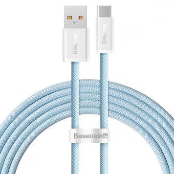 Кабель Baseus Dynamic Series Fast Charging Type-C 100W (2m) Blue CALD000703 фото