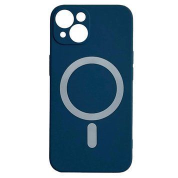 Силиконовый чехол с MagSafe для iPhone 13 Синий 214-00051 фото