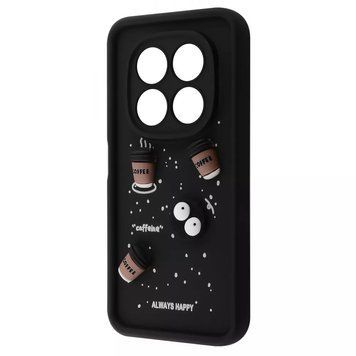 Чехол Pretty Things Case для Xiaomi Redmi Note 14 Pro+ Black/Coffee 777-02139 фото