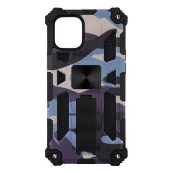 Противоударный чехол Shockproof Camouflage для iPhone 12 Mini Камуфляж Голубой 208-01157 фото