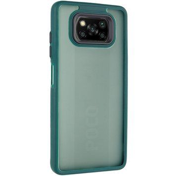 Чохол TPU+PC Lyon Frosted для Xiaomi Poco X3 NFC / Poco X3 Pro Green ILSO-00000074801-2 фото