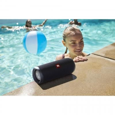 Акустическая система JBL Flip 5 Black (JBLFLIP5BLKEU) JBLFLIP5BLKEU фото