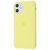 Силиконовый чехол для iPhone 11 Mellow Yellow 208-00251 фото