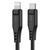 Кабель ACEFAST C3-01 Type-C to iP 3A, 30W, TPE, TPE connectors, Black 6974316280804 фото