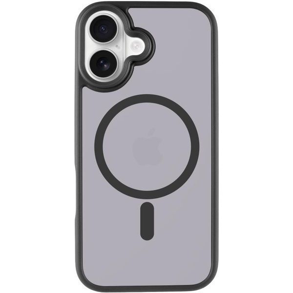 TPU+PC чохол Metal Buttons with MagSafe для Apple iPhone 17 (6.3") Black 777-08231 фото