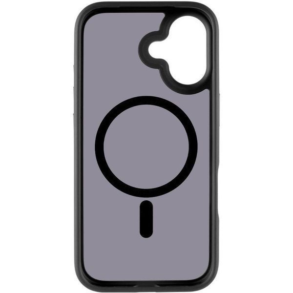 TPU+PC чохол Metal Buttons with MagSafe для Apple iPhone 17 (6.3") Black 777-08231 фото