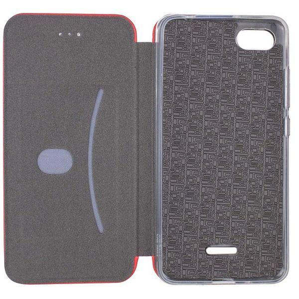 Кожаный чехол-книжка Classy для Xiaomi Redmi 6A Red 777-06102 фото