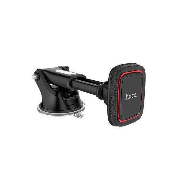 Автотримач для телефона HOCO CA42 Cool Journey in-car dashboard holder with stretch rod Black/Red 6957531093237 фото