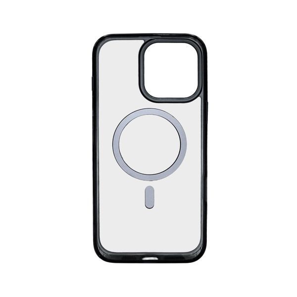 Чехол Acrilyc Colorful с MagSafe для iPhone 14 Pro Max Black 666-03393 фото