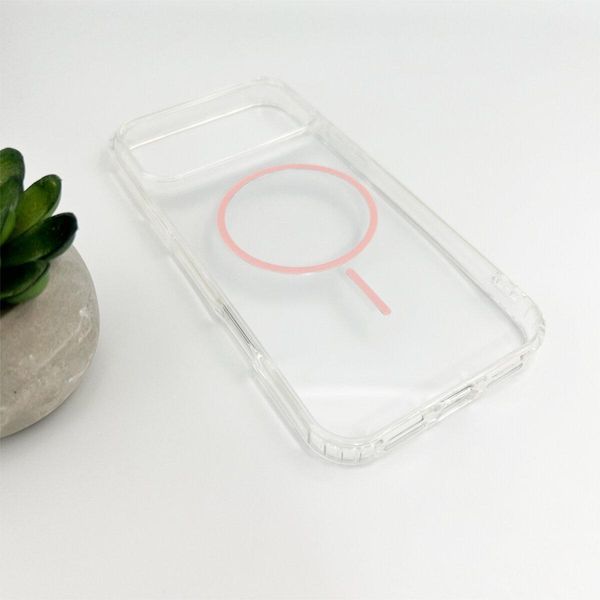 Чехол Acrylic Thin Magnetic для Apple iPhone 17 Pro Pink 666-03728 фото