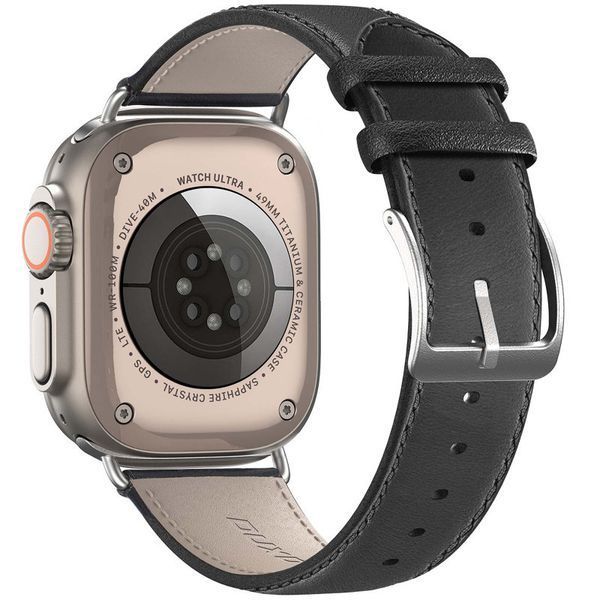 Ремінець Dux Ducis Leather Strap Classic для Apple Watch 42(ser.1-3)/44/45/46/49mm Black 212-01791 фото