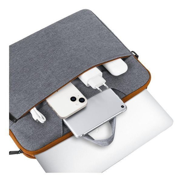 Сумка для ноутбука Dux Ducis LBJC Shoulder Bag for 15.5"-16" Dark Grey 757-00216 фото