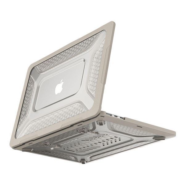 Накладка TPU+PC Hex Shield для MacBook Pro 14" 2024/2023/2021 (A2442/A2779/A2918/A2992) Stone 777-07810 фото