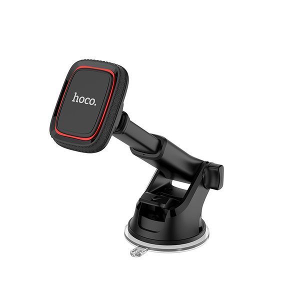 Автотримач для телефона HOCO CA42 Cool Journey in-car dashboard holder with stretch rod Black/Red 6957531093237 фото